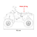 Duży Quad na akumulator Maverick CAN-AM ATV 4x200W 24V7Ah Niebieski