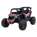 Buggy Maverick ATV CAN-AM na akumulator 4x200W 24V 5Ah CA-003 Różowy