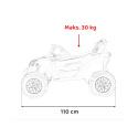 Buggy Maverick ATV CAN-AM na akumulator 4x200W 24V 5Ah CA-003 Różowy