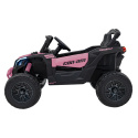 Buggy Maverick ATV CAN-AM na akumulator 4x200W 24V 5Ah CA-003 Różowy