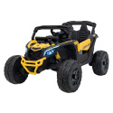 Buggy Maverick ATV CAN-AM na akumulator 4x200W 24V 5Ah Żółty