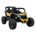 Buggy Maverick ATV CAN-AM na akumulator 4x200W 24V 5Ah Żółty