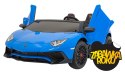 Duże Auto Lamborghini Aventador na akumulator SV Niebieski