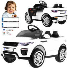 Auto na akumulator Dla Dzieci Rapid Racer Biały