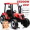 Traktor na Akumulator A011 24V 2x200W Czerwony + Pilot