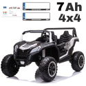 Auto Buggy A032 ATV Racing 24v 4x4 na akumulator Biały