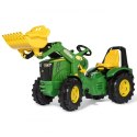 RollyX-Trac Premium John Deere Traktor na Pedały Łyżka Ciche Koła 3-10 Lat do 50kg Rolly Toys - Zielony