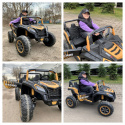 Mega Buggy A032 ATV Racing 24v 14AH 4x200W na akumulator Czerwony