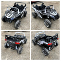 Mega Buggy A032 ATV Racing 24V 14AH 4x200W na akumulator Czerwony