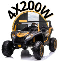 Mega Buggy A032 ATV Racing 24V 14AH 4x200W na akumulator Złoty