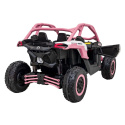 Buggy na akumulator Maverick 4x4 CAN-AM RR Turbo RR CA-001 Różowy Panel SPORT