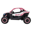 Buggy na akumulator Maverick 4x4 CAN-AM RR Turbo RR CA-001 Różowy Panel SPORT