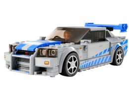 Klocki LEGO SPEED CHAMPIONS Fast & Furious Nissan Skyline GT-R (R34) 319 Elementów 76917