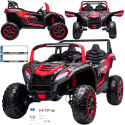 Mega Buggy A032 ATV Racing 24v 14AH 4x200W na akumulator Czerwony