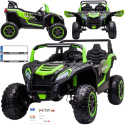 Mega Buggy A032 ATV Racing 24V 14AH 4x200W na akumulator Zielony