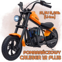 Motor na akumulator Chopper Cruiser 12 Plus Hyper Gogo 160W 22V Pomarańczowy Pompowane koła do 16 km/h