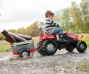 Rolly Toys 800261 Traktor Rolly Junior RT z przyczepą Czerwony