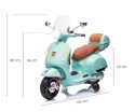 Milly Mally Pojazd na akumulator Vespa GTS Super Mint