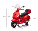 Milly Mally Pojazd na akumulator Vespa GTS Super Red