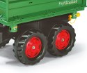 Rolly Toys 122202 Przyczepa Rolly - Mega Trailer Ciemno Zielona Koła 2-osie