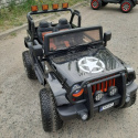 Auto na akumulator Monster Jeep WXE1688 24V 10Ah 4x4 Czarny