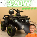 Quad na akumulator XT-SPEED 4x4 Zielony 4x80W 24V7Ah