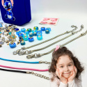 ZESTAW DO ROBIENIA BRANSOLETEK CHARMS ZAWIESZKI STITCH