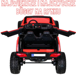 Auto na akumulator Buggy Clash Challenger SX1928 24V 14AH 4x200W Czerwony