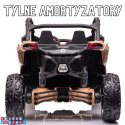 Buggy na akumulator Maverick 4x4 CAN-AM RR Turbo RR Czarny Panel SPORT