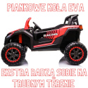 Mega Buggy A032 ATV Racing 24v 14AH 4x200W na akumulator Czerwony