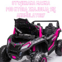 Mega Buggy A032 ATV Racing 24v 14AH 4x200W na akumulator Różowy