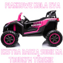 Mega Buggy A032 ATV Racing 24V 14AH 4x200W na akumulator Różowy