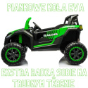 Mega Buggy A032 ATV Racing 24V 14AH 4x200W na akumulator Zielony