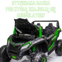 Mega Buggy A032 ATV Racing 24V 14AH 4x200W na akumulator Zielony