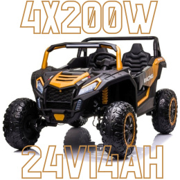 Mega Buggy A032 ATV Racing 24v 14AH 4x200W na akumulator Złoty