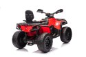 Quad Can Am Outlander ATV z Pilotem Czerwony