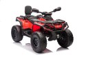 Quad Can Am Outlander ATV z Pilotem Czerwony