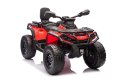 Quad Can Am Outlander ATV z Pilotem Czerwony