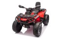 Quad Can Am Outlander ATV z Pilotem Czerwony