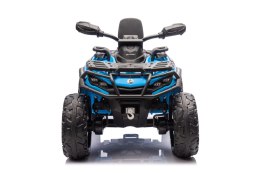 Quad Can Am Outlander ATV z Pilotem Niebieski