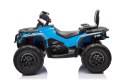 Quad Can Am Outlander ATV z Pilotem Niebieski