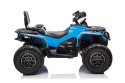 Quad Can Am Outlander ATV z Pilotem Niebieski