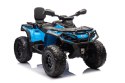 Quad Can Am Outlander ATV z Pilotem Niebieski