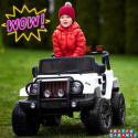 Auto na akumulator Monster Jeep WXE1688 24V 10Ah 4x4 Biały