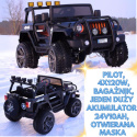 Auto na akumulator Monster Jeep WXE1688 24V 10Ah 4x4 Czarny