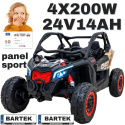 Buggy na akumulator Maverick 4x4 CAN-AM RR Turbo RR Czarny Panel SPORT