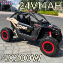 Buggy na akumulator Maverick 4x4 CAN-AM RR Turbo RR Czarny Panel SPORT