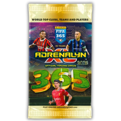 FIFA 365 2025 ADRENALYN XL SASZETKA KARTY PIŁKARSKIE PANINI 6 KART