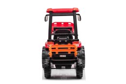 Pojazd MEGA Traktor D68 Z Przyczepką Czerwony