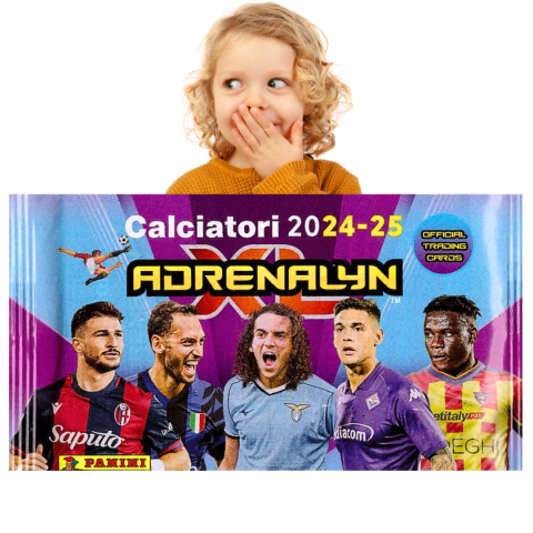 KARTY SERIE A LIGA WŁOSKA CALCIATORI ADRENALYN XL 2024-25 SASZETKA 6 KART